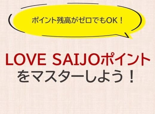 【使い方を紹介！】LOVESAIJOポイントの支払い方法